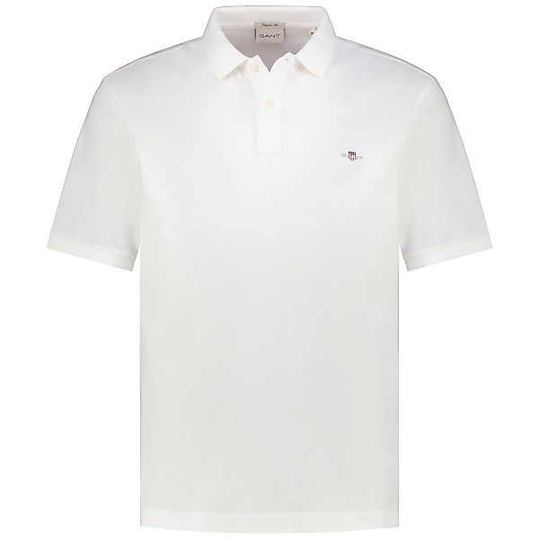 Gant Poloshirt aus Baumwolle Farbe weiß Größe: 5XL günstig online kaufen