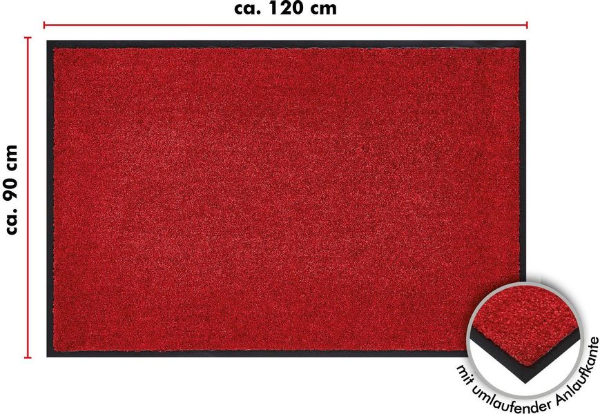 Andiamo Fußmatte "Super Wash & Clean, Made in Belgium" rechteckig 7 mm Höhe günstig online kaufen