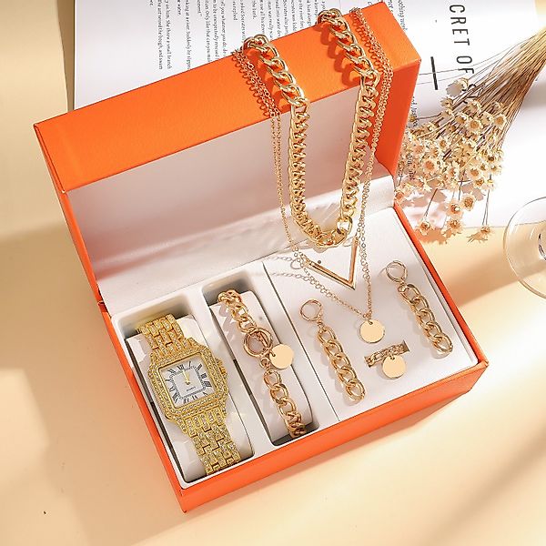 ibettertec Quarzuhr Exklusives Damen-Geschenkset mit Armbanduhr, günstig online kaufen