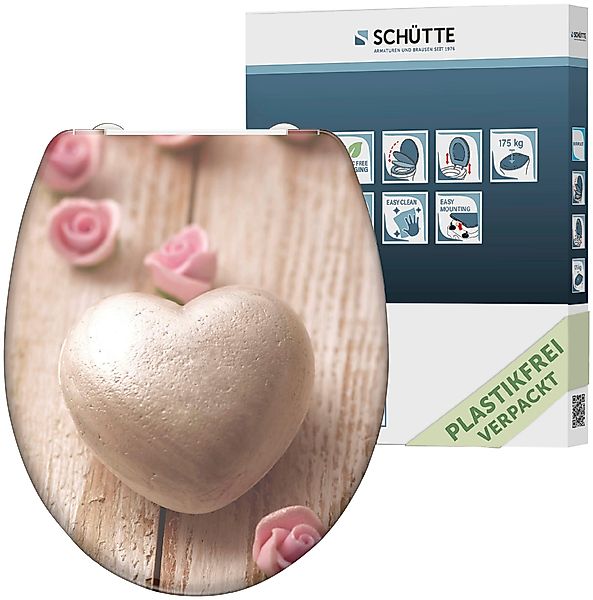 Schütte WC-Sitz Romantik, Duroplast, mit Absenkautomatik günstig online kaufen