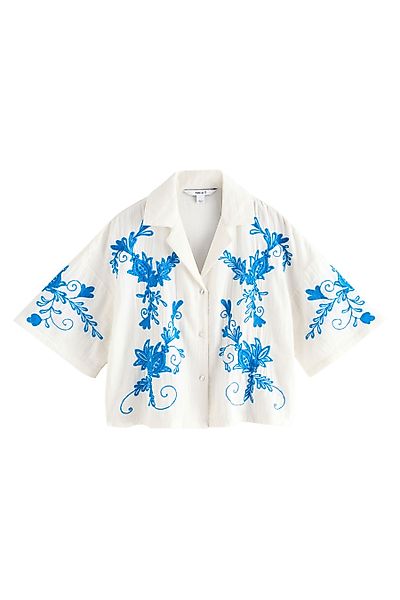 Next Kurzarmbluse Relaxed Fit Kurzarmbluse mit günstig online kaufen