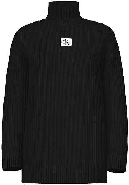 Calvin Klein Jeans Strickkleid WASHED MONOLOGO günstig online kaufen