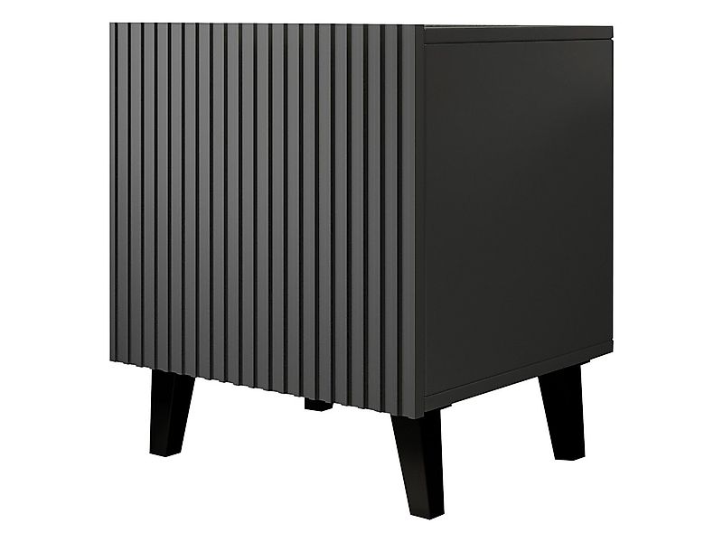 MIRJAN24 Nachttisch Vamos Grey (2er-Set, mit Tür), Fronten gefräst günstig online kaufen