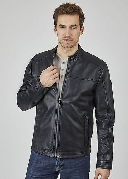 bugatti Lederjacke BUALESSIO mit Stehkragen günstig online kaufen