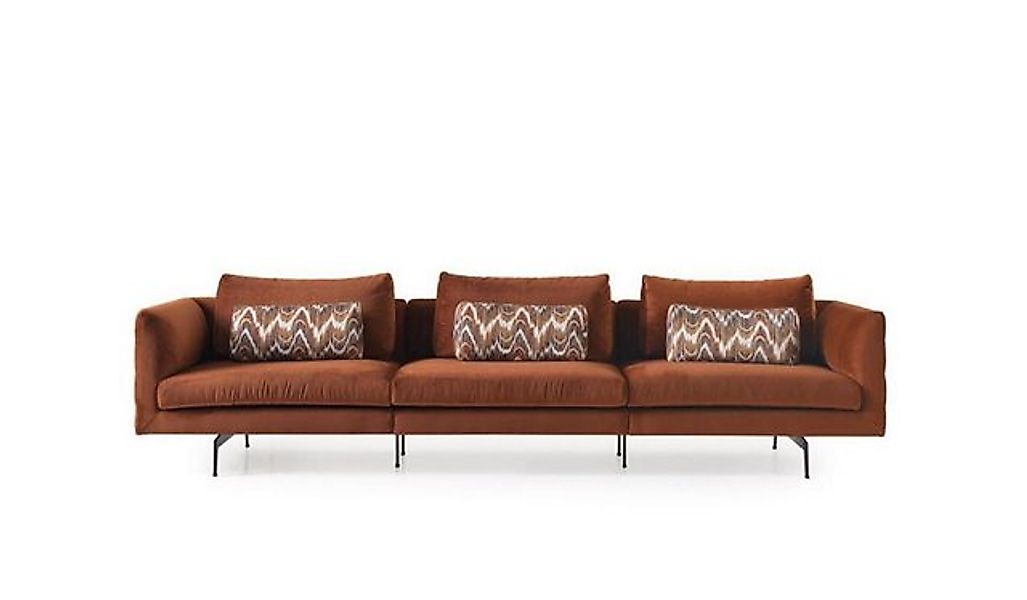 Xlmoebel Sofa Neues braunes Design-Sofa für das Wohnzimmer mit vier Sitzplä günstig online kaufen