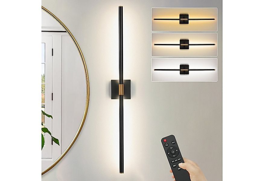 LMaxhome LED Wandleuchte Akku Wandlampe mit Fernbedienung Innen 10000mAh 72 günstig online kaufen