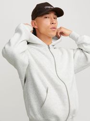 Jack & Jones Kapuzensweatjacke "JJEURBAN EDGE SWEAT ZIP HOOD NOOS" mit Ripp günstig online kaufen