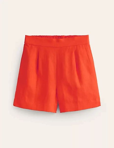 Hampstead Shorts aus Leinen Damen Boden, Mandarinenorange günstig online kaufen