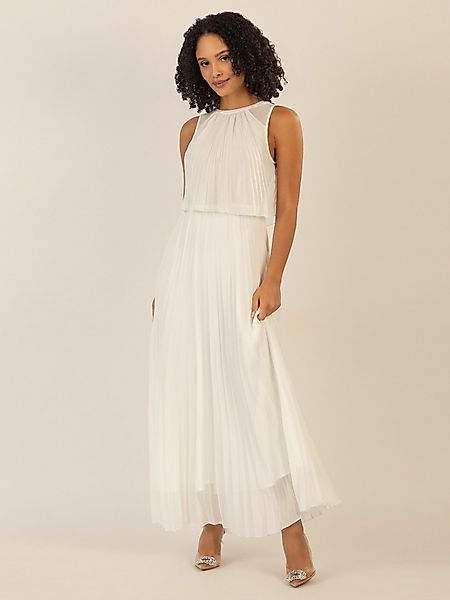 Apart Abendkleid mit lose fallendem Sonnenplissee günstig online kaufen