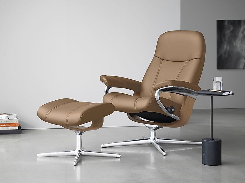 Stressless® Relaxsessel »Consul« Set, Relaxsessel mit Hocker, mit Hocker, m günstig online kaufen