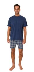 Normann Pyjama Normann Herren kurzarm Schlafanzug günstig online kaufen