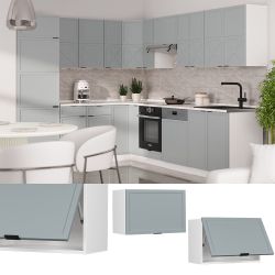 Vicco Hängeschrank Fame-Line, Hellblau-grau/Weiß, 60 cm günstig online kaufen