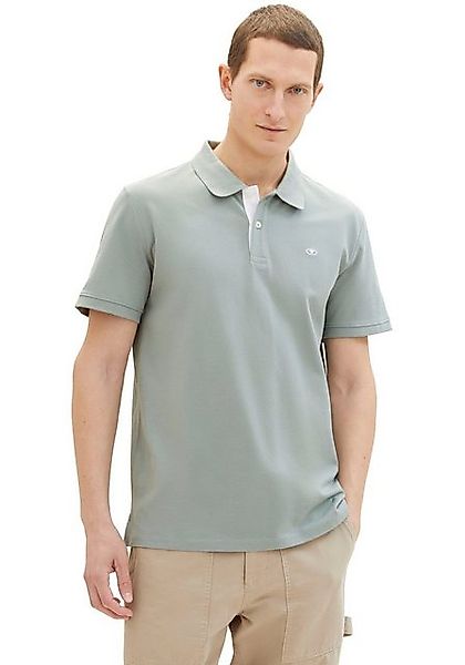 TOM TAILOR Poloshirt mit Knopfleiste und Logo günstig online kaufen