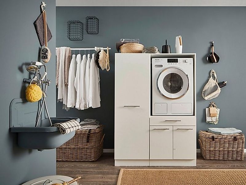 BEGA BBK Waschmaschinenumbauschrank in anthrazit - 117,5x162x67,5 (BxHxT) günstig online kaufen