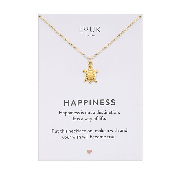 LUUK LIFESTYLE Kette mit Anhänger Schildkröte, günstig online kaufen