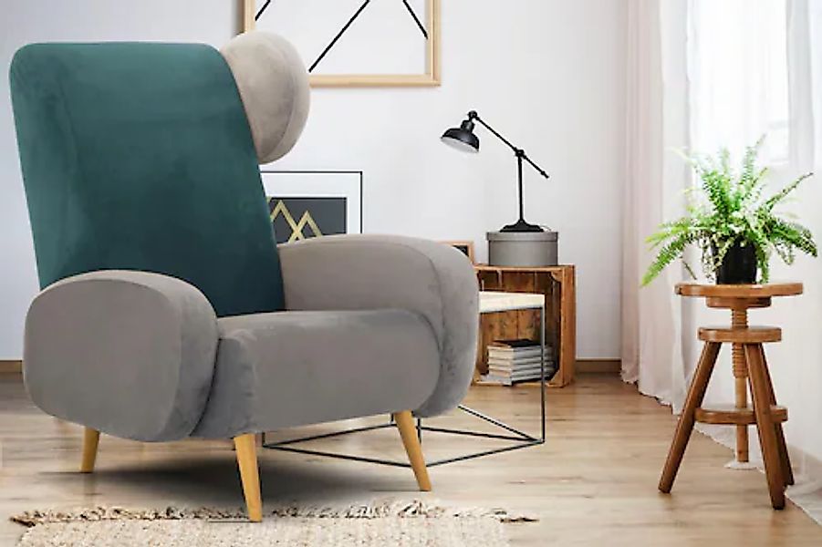Home affaire Sessel »Gox Ohrensessel«, in außergewöhnlicher stylischer Opti günstig online kaufen