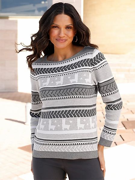 Classic Basics Jacquardpullover "Jacquard-Pullover" günstig online kaufen