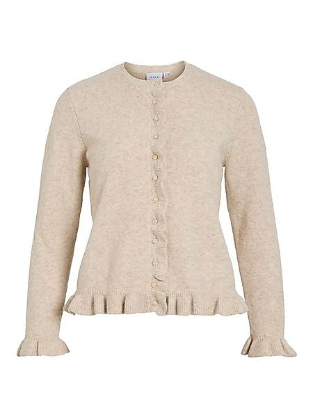 Vila Cardigan VIJACIA O-NECK  FRILL KNIT günstig online kaufen