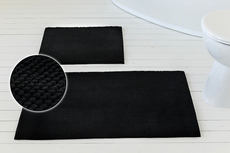 OTTO home Badematte "Kaelan, weicher Chenille" Höhe 14 mm rutschhemmend bes günstig online kaufen