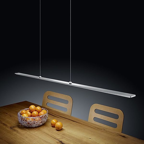 LED Pendelleuchte Sally in nickel-matt 2x 10W 1600W dimmbar höhenverstellba günstig online kaufen