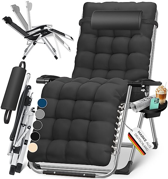 KESSER Gartenliege, Sonnenliege Liegestuhl Klappbar + günstig online kaufen