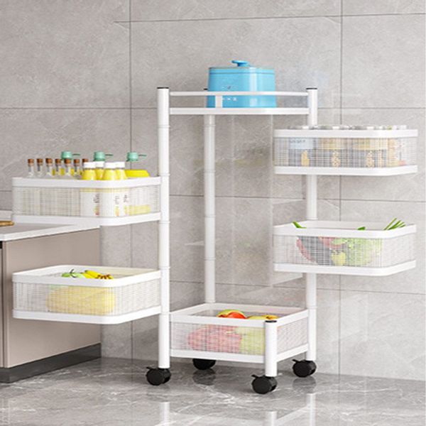 GarveeMore Küchenregal Universall multifunktionales Regal Küchenrollwagen, günstig online kaufen