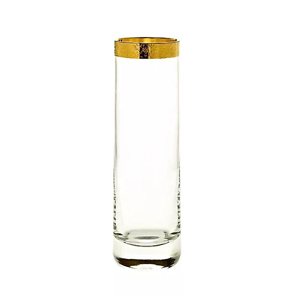 Vase mit Goldrand "Gold Age" (22,5cm) günstig online kaufen