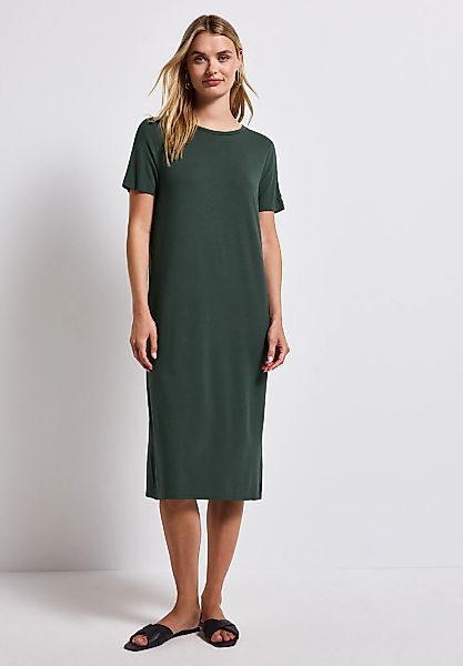 STREET ONE Midikleid, mit Rundhalsausschnitt günstig online kaufen