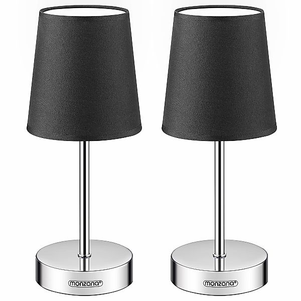 Tischlampe Lumière 2er-Set Anthrazit 32x13x13cm günstig online kaufen