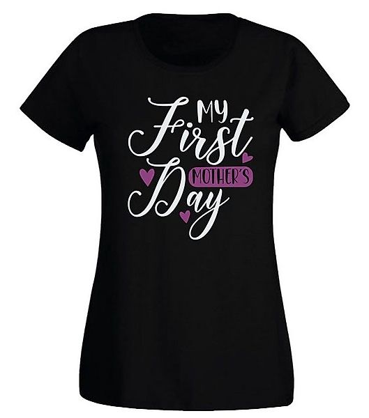 G-graphics T-Shirt Damen T-Shirt - My first mother´s day Slim-fit, mit Fron günstig online kaufen