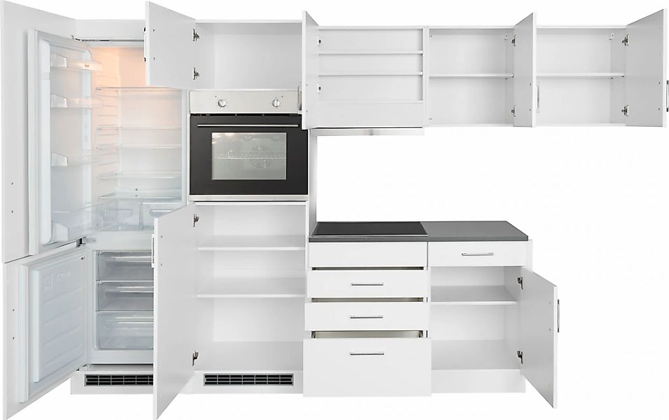 KOCHSTATION Winkelküche »KS-Paris« Stellbreite 290/220 cm, wahlweise mit In günstig online kaufen