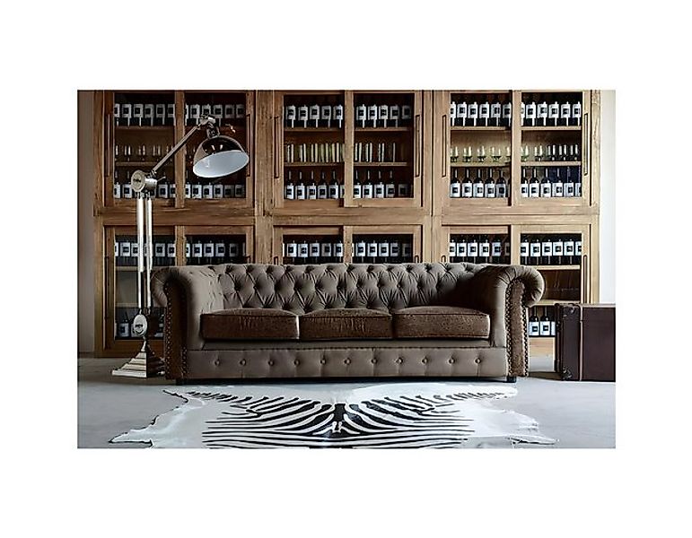 JVmoebel Sofa Sofagarnitur Polster Couch Sofa Klassik Chesterfield 3 Sitzer günstig online kaufen