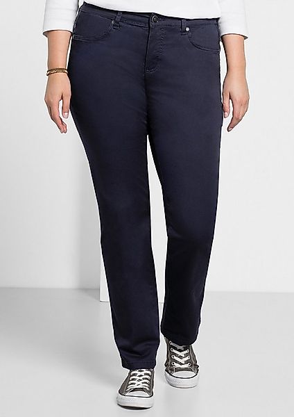 Sheego Jerseyhose Hose . elastische Twill-Qualität günstig online kaufen