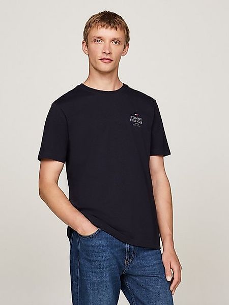 Tommy Hilfiger T-Shirt HILFIGER STACK TEE Mit Markenprint günstig online kaufen