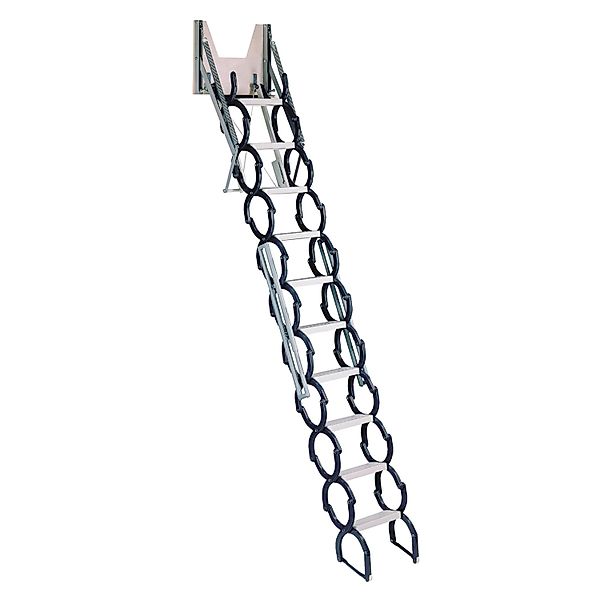 Minka Bodentreppe Junior 310 cm Weiß-Anthrazit günstig online kaufen