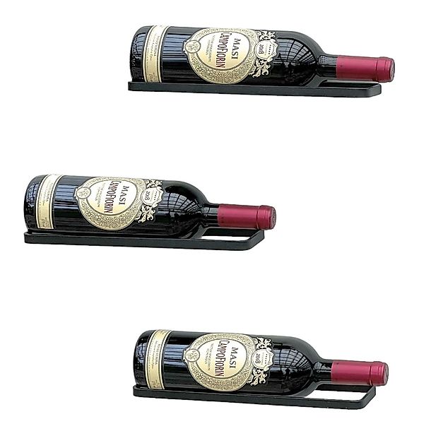 DanDiBo Weinregal Metall Schwarz 3er Set günstig online kaufen