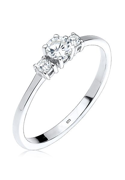 Elli Fingerring Verlobungsring Zirkonia 925 Silber günstig online kaufen