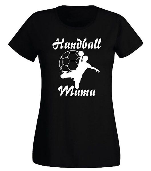 G-graphics T-Shirt Damen T-Shirt - Handball-Mama Slim-fit, mit Frontprint, günstig online kaufen
