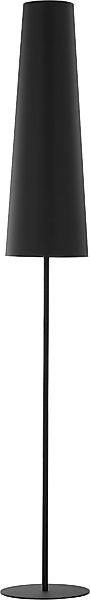 Stehleuchte Schwarz Metall Stoff 168 cm Umbrella günstig online kaufen