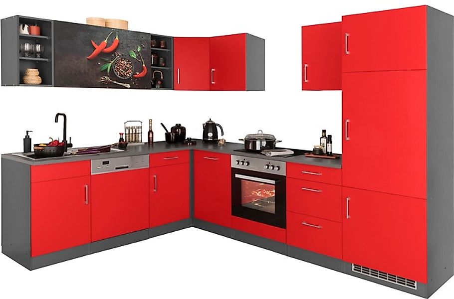 KOCHSTATION Küchenzeile »KS-Paris – Küchen mit einzigartigen Fotomotiven au günstig online kaufen