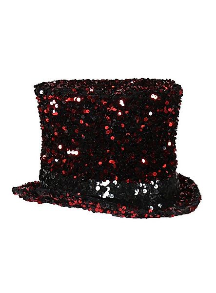 thetru Kostüm Pailletten Zylinder rot, Wirkt gar nicht aufgesetzt: klassisc günstig online kaufen
