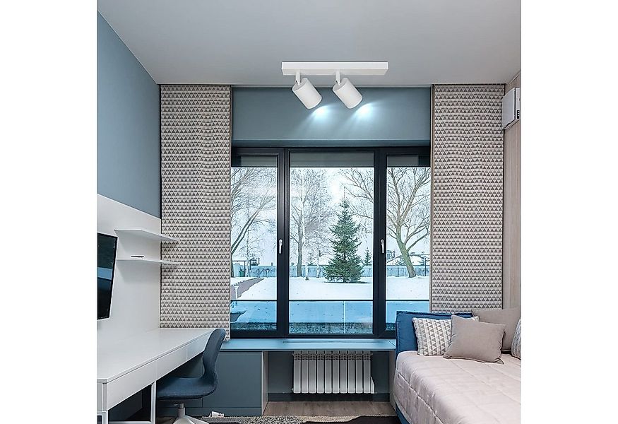 ZMH Deckenstrahler 2 Flammig Deckenleuchte 30CM Modern-Design GU10 Industri günstig online kaufen