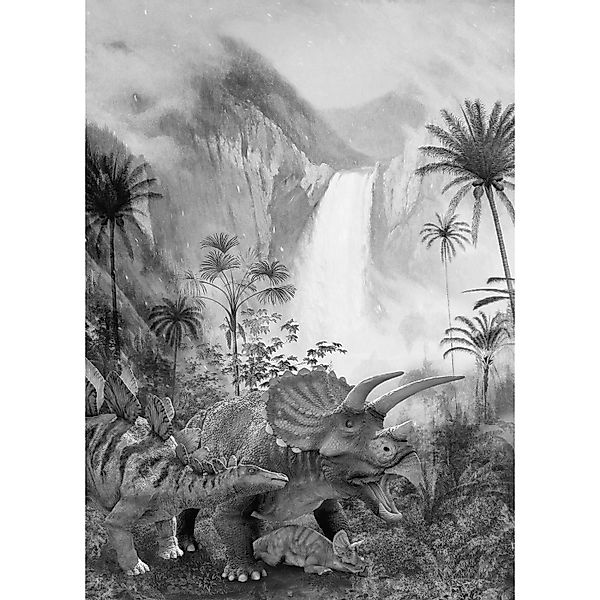 Komar Vliesfototapete Jurassic Waterfall 200 cm x 280 cm günstig online kaufen