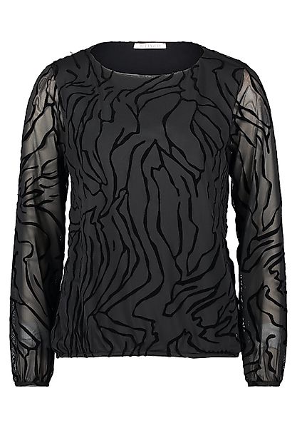 Betty&Co Kurzarmshirt Damen Blusenshirt mit Raffung günstig online kaufen