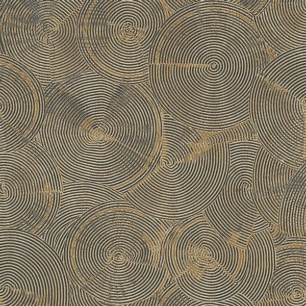 PROFHOME 379003-GU Grafik Tapete Geometrisch dezent schimmernd Gold Grau 0, günstig online kaufen