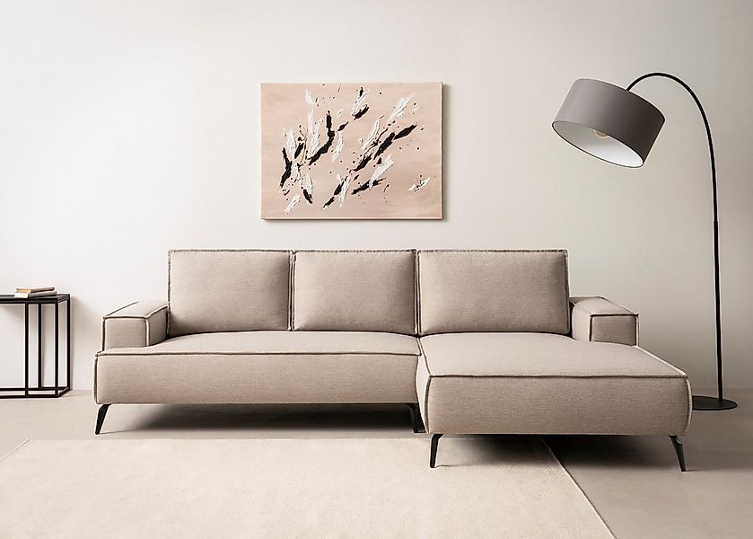 Home affaire Ecksofa TVINNU, L-Form, 275cm, in Cord und Leinenoptik, wahlwe günstig online kaufen