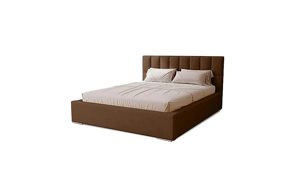 Polsterbett mit Stauraum Draven ¦ braun ¦ Maße (cm): B: 195 H: 100 Betten > günstig online kaufen