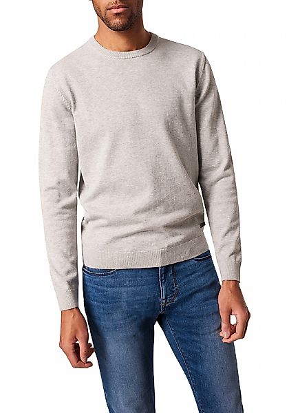 Pierre Cardin Rundhalspullover "Strick RH", mit Rippbündchen günstig online kaufen