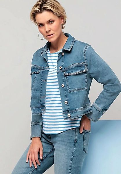 bianca Jeansjacke KAY in super modernem Design aus elastischem Jeans günstig online kaufen