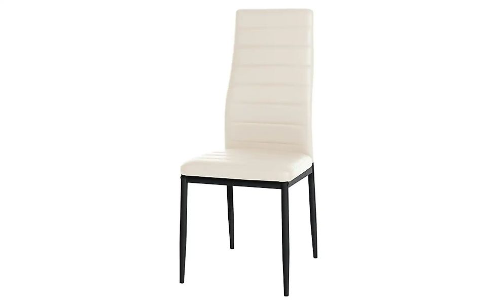 Esszimmerstuhl Kunstleder Mayfair ¦ creme ¦ Maße (cm): B: 41,5 H: 99 Stühle günstig online kaufen
